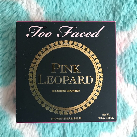 💞Too Faced Pink Leopard Blushing Bronzer - Picture 7 of 8